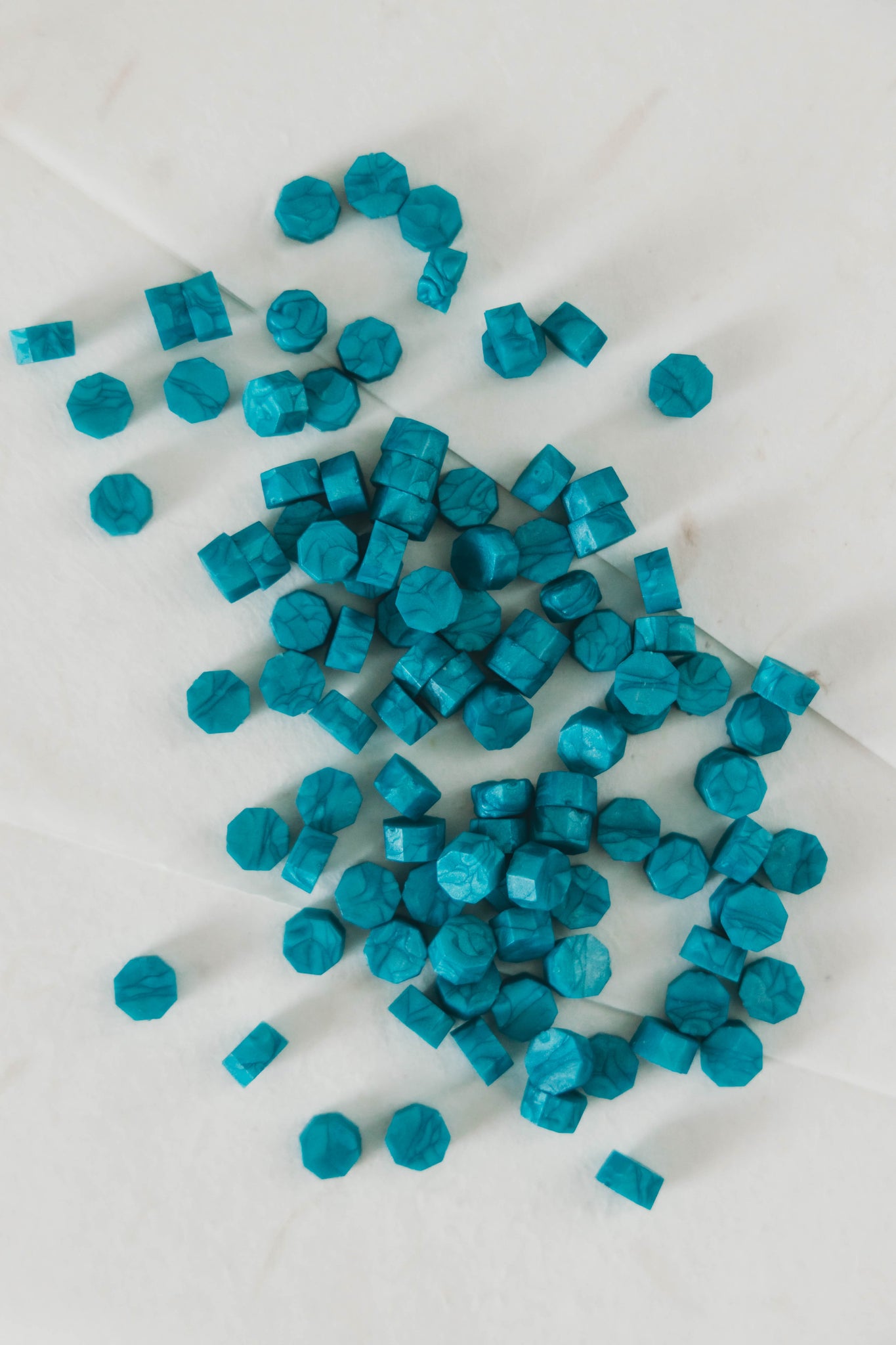 Pearl Blue Wax Seal Beads