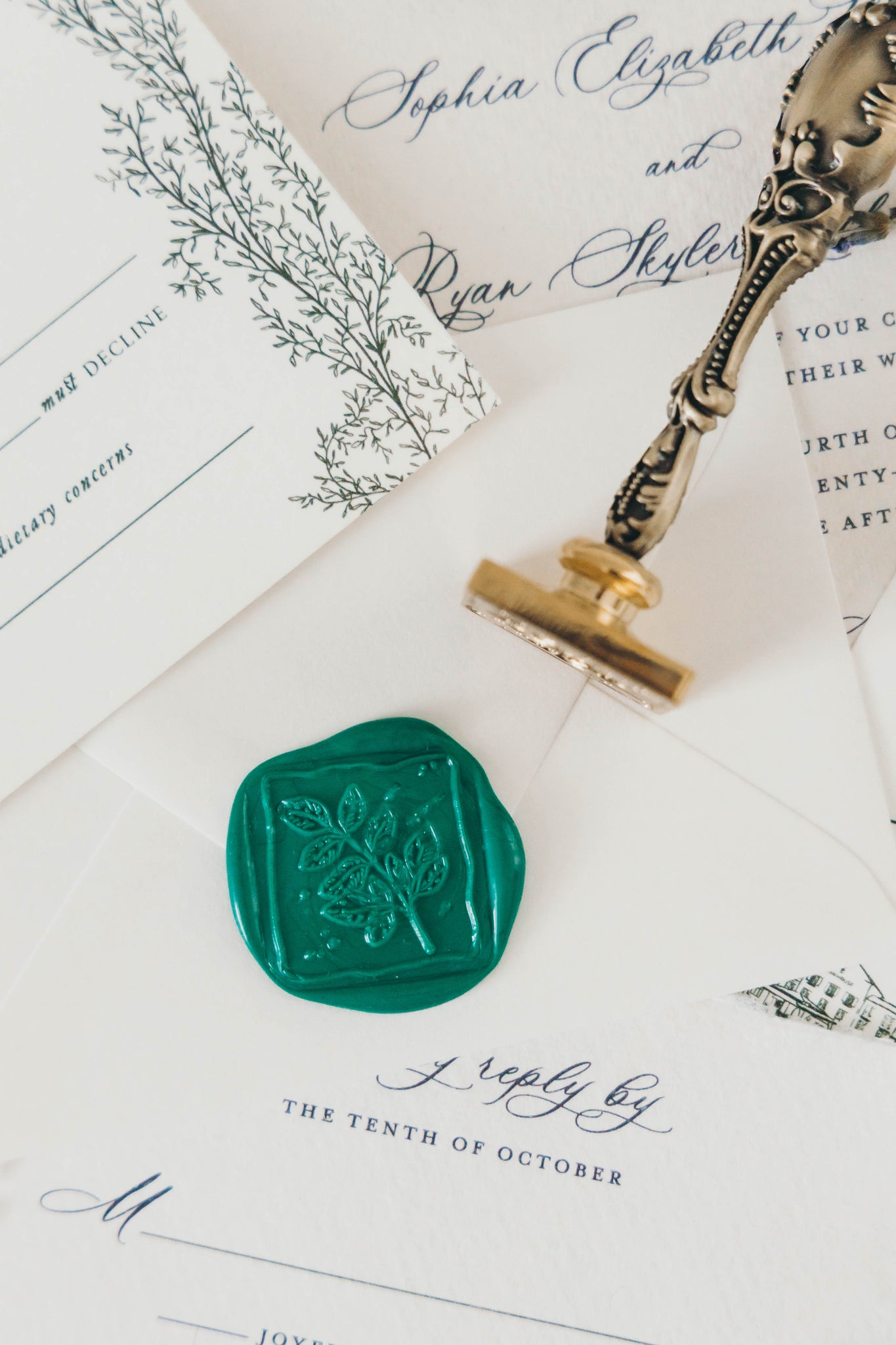 Leafy Wax Stamp